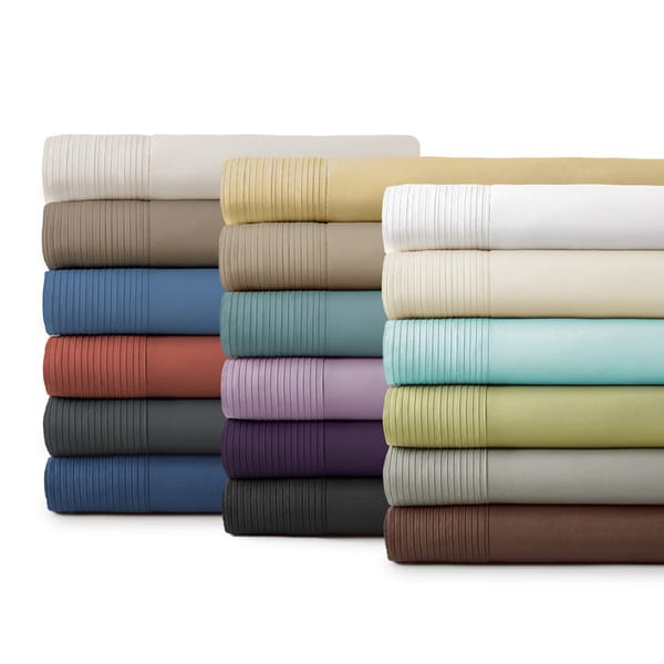Stylish Pleated Hem 21-inch Extra Deep Pocket Comfortable Sheet Set by Southshore Fine Linens