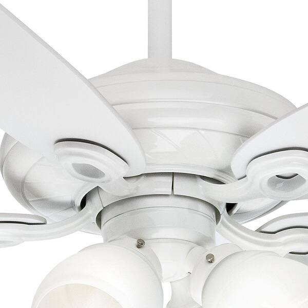 Shop Casablanca Fan Capistrano Gallery 52 Inch Snow White With 5