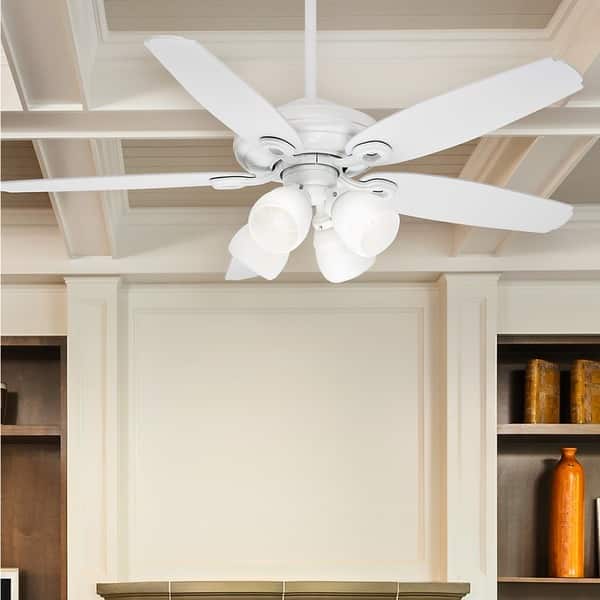 Shop Casablanca Fan Capistrano Gallery 52 Inch Snow White With 5
