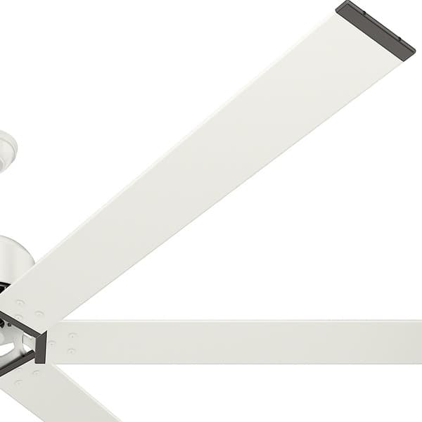 Shop Hunter Fan Industrial Hfc 96 96 Inch Fresh White With 6 Fresh