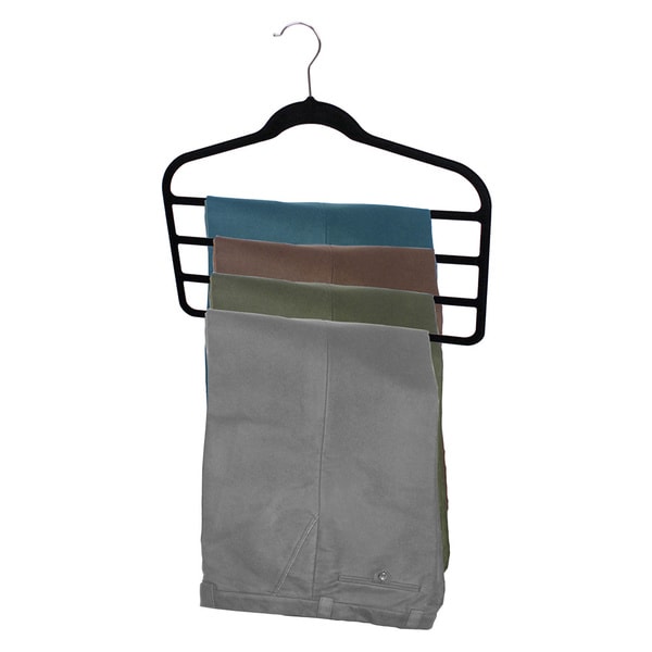 Basics Trouser//Slack Hangers Easy Slide Organizers 20-Pack