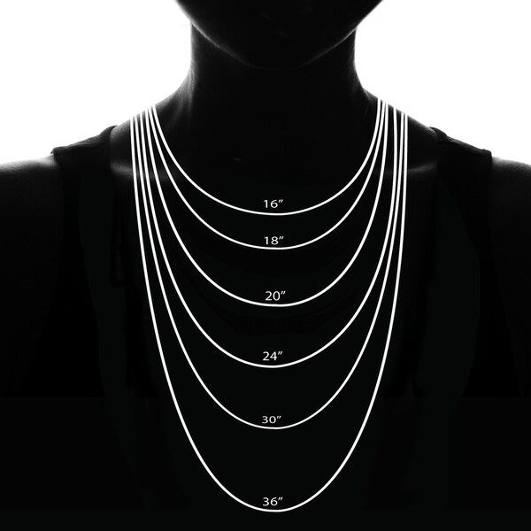 1.5mm Twisted Rope Chain Necklace 