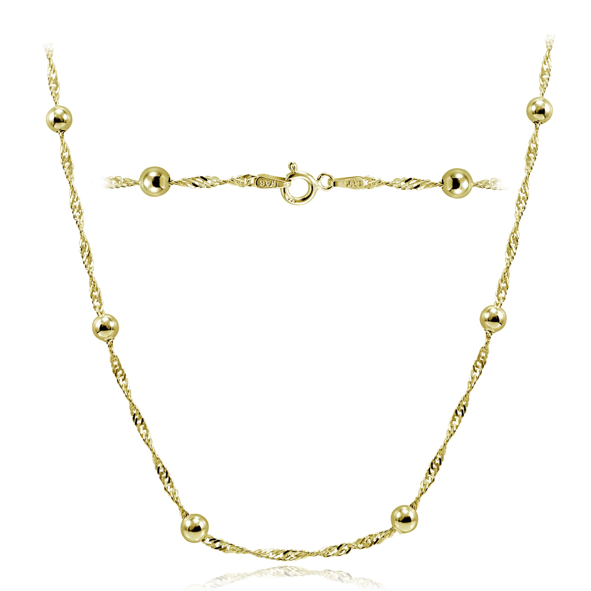 metal bead necklace