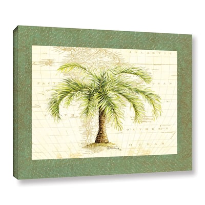 ArtWall 'Janet Kruskamp's Palm Tree II' Gallery Wrapped Canvas