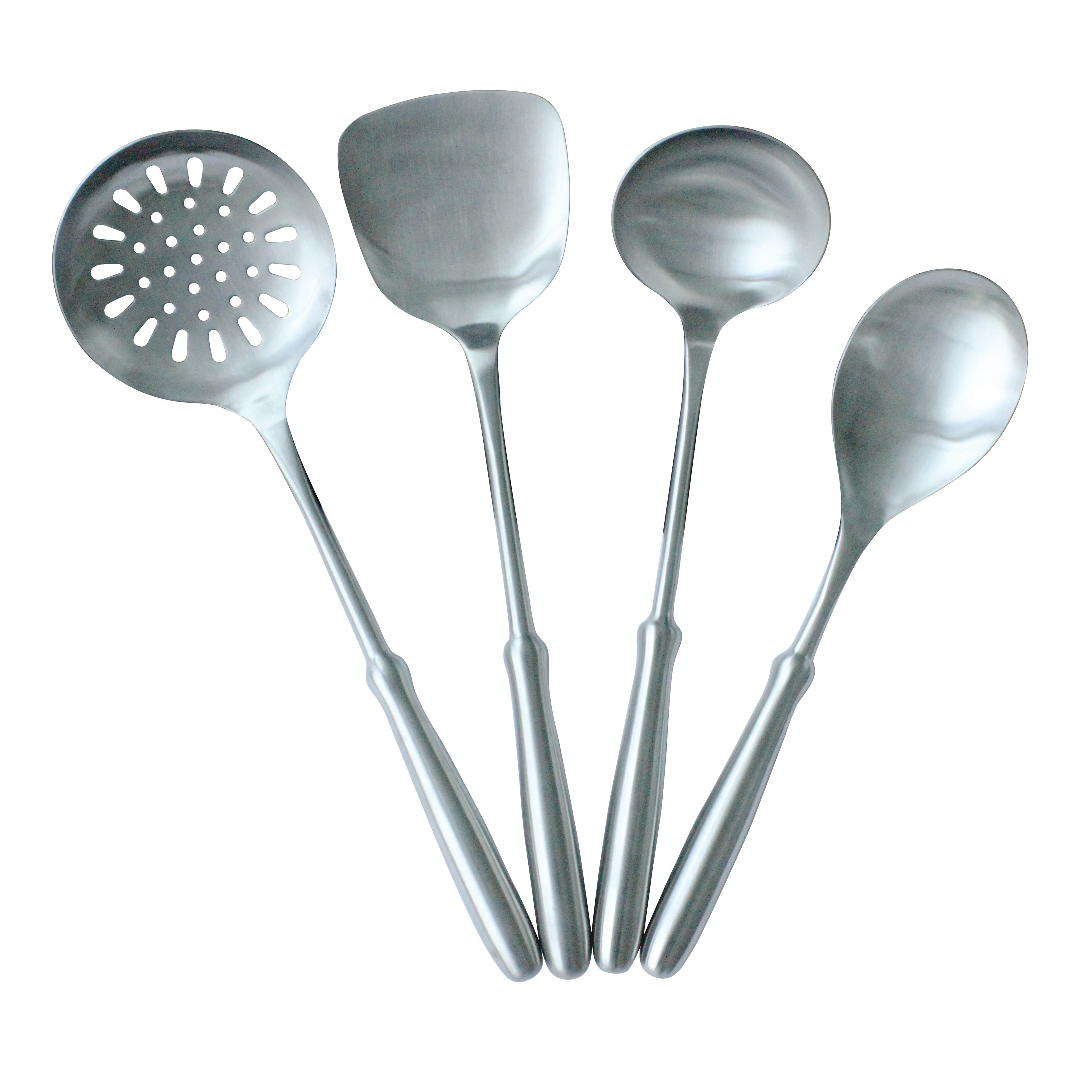 Prime Cook 5 Piece Stainless Steel Utensil Set Overstock 11366653 Chrome