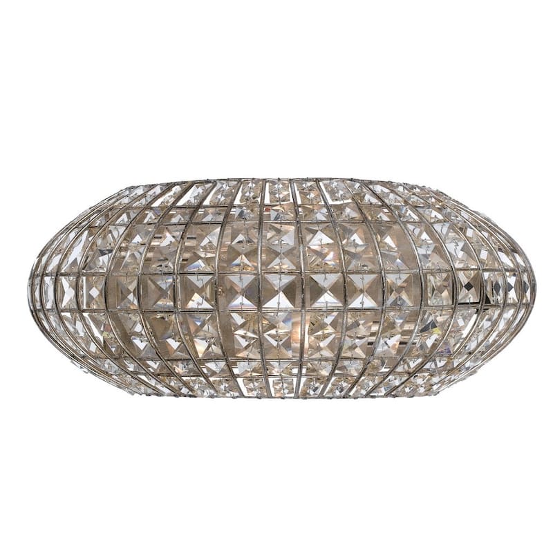 Solstice 2-light Antique Silver Wall Sconce