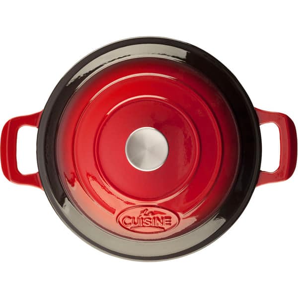 Red 6-qt(5.7-L)Enameled Cast Iron Dutch Oven