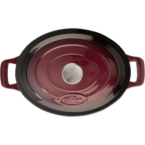 La Cuisine PRO Ruby Cast Iron Oval 6.75-quart Casserole Dish - Bed Bath &  Beyond - 11367709