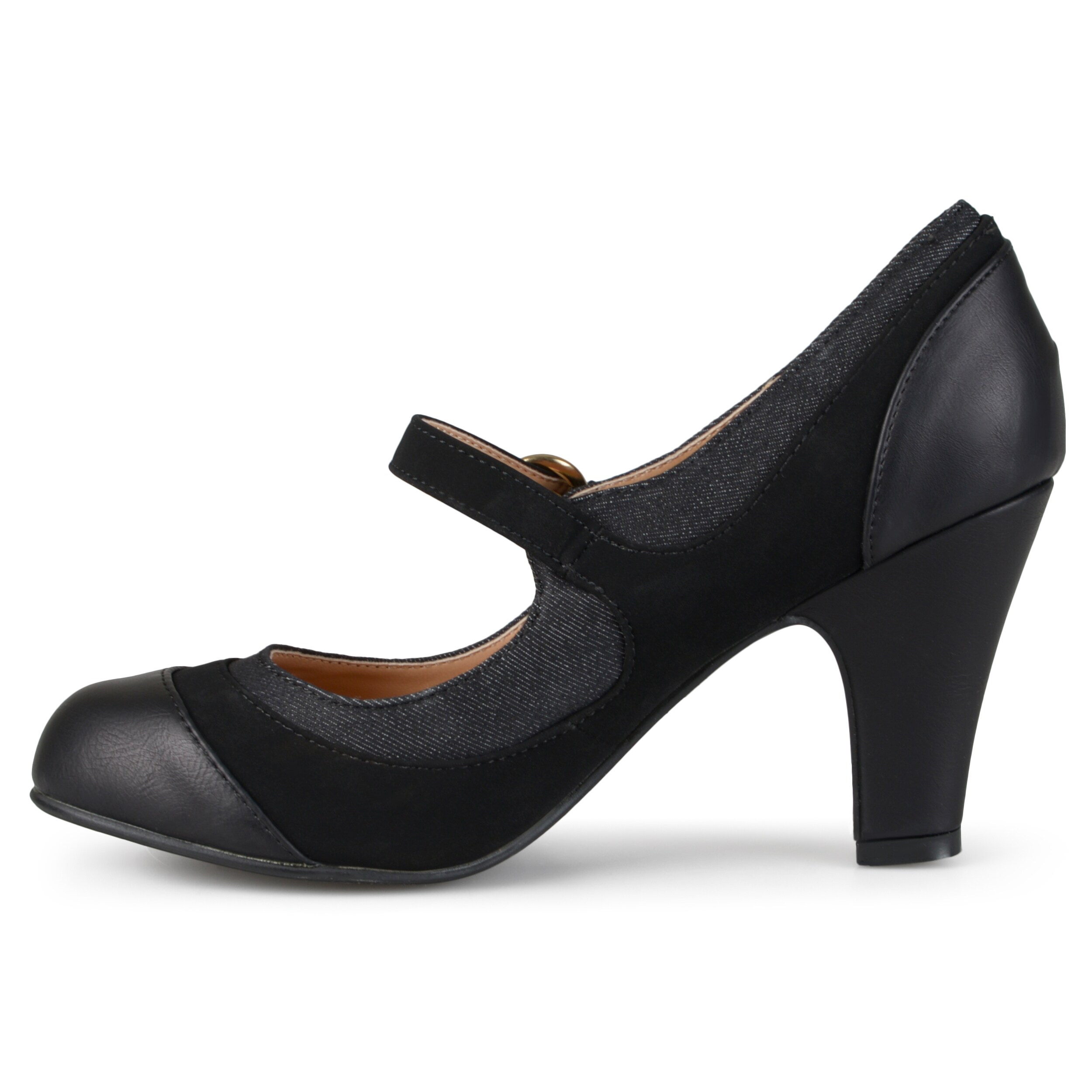 two tone mary jane shoes