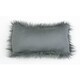 preview thumbnail 10 of 17, Thro by Marlo Lorenz Keller Faux Mongolian Rectangle Throw Pillow