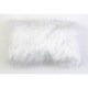 preview thumbnail 3 of 17, Thro by Marlo Lorenz Keller Faux Mongolian Rectangle Throw Pillow White