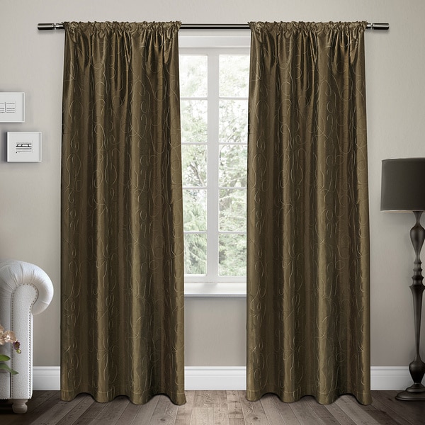 Saturn Rod Pocket Window Curtain Panel Pair   18338147  