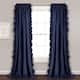 The Gray Barn Gila Curtain Panel Pair - 54X84 - 84 Inches - Navy
