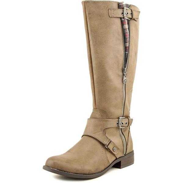Shop G By Guess Women's 'Hertle 2 Wide Calf' Faux Leather Boots - Free ...