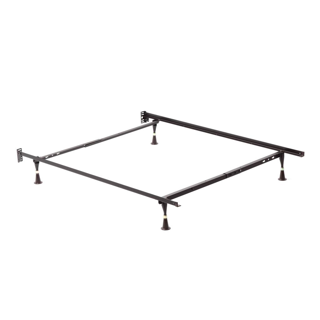 Twin/ Full Angle Iron Steel Bed Frame with Glides