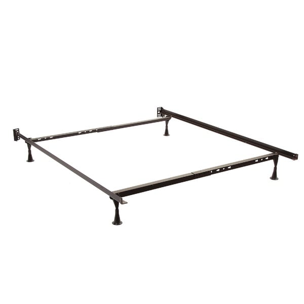 Shop Twin/ Full/ Queen Angle Iron Steel Bed Frame with 70inch Side