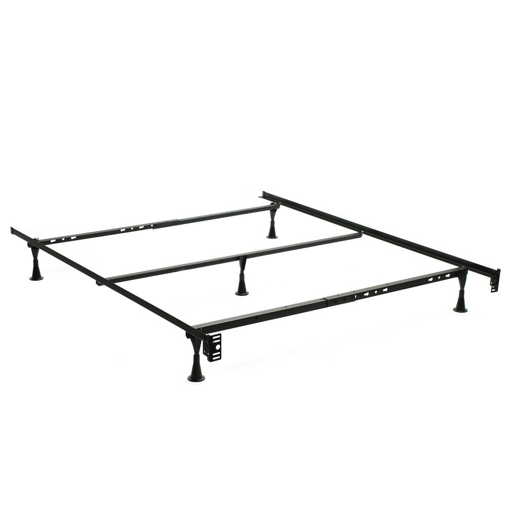 Twin/ Full/ Queen Angle Iron Steel Bed Frame with Cross Support