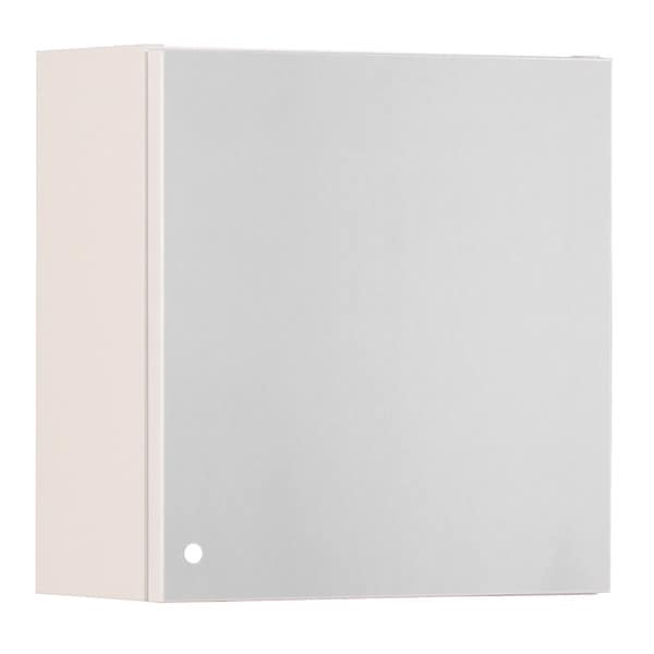 Shop Luxy II High Gloss White Bathroom Cube Wall Cabinet ...