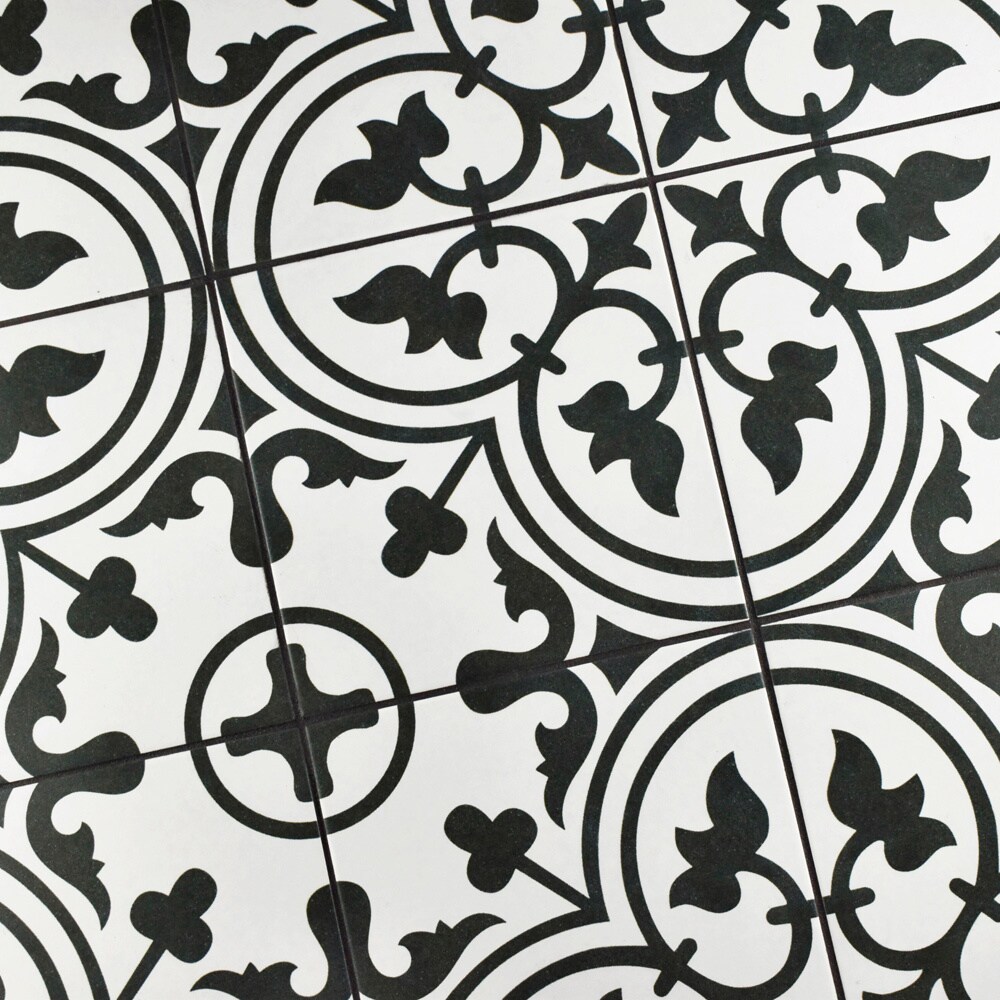 Somertile 9 75x9 75 Inch Art White Porcelain Floor And Wall Tile 16 Tiles 11 Sqft Somertile 9 75x9 75 Inch Art White Porcelain Floor And Wall Tile 16 Tiles 11 Sqft