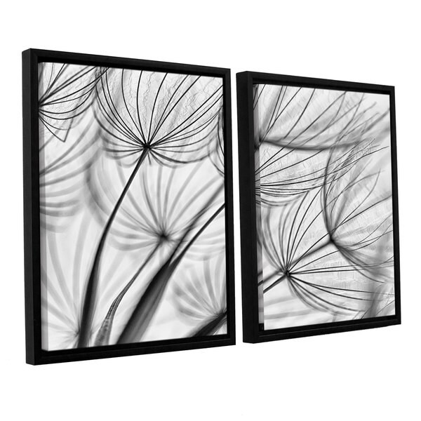 ArtWall Cora Nieles Parachute Seed II 2 piece Floater Framed Canvas