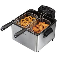 6L 1500W Electric Deep Fryer with Single Basket Countertop Deep Fryer - 6 L  - Bed Bath & Beyond - 30686248