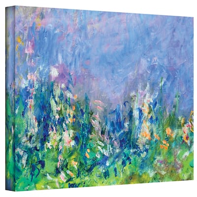 ArtWall 'Claude Monet's Lavender Fields' Gallery Wrapped Canvas