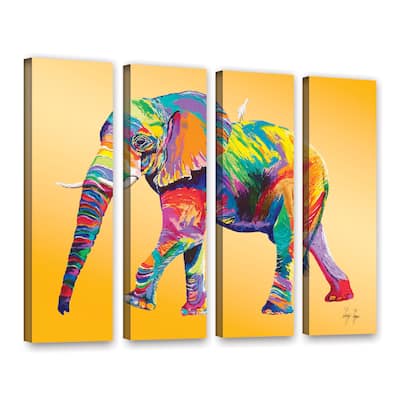 ArtWall 'Linzi Lynn's the Ride' 4-piece Gallery Wrapped Canvas Set - Multi