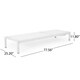 preview thumbnail 18 of 18, Cape Coral Outdoor Aluminum Adjustable Chaise Lounge by Christopher Knight Home