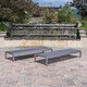 Cape Coral Outdoor Aluminum Adjustable Chaise Lounge (Set of 2) by Christopher Knight Home - Thumbnail 12