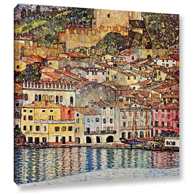 ArtWall 'Gustav Klimt's Malcesina at Gardasee' Gallery Wrapped Canvas