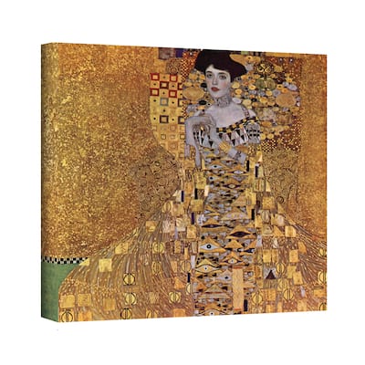 ArtWall 'Gustav Klimt's Eugenia Primavesi 2' Gallery Wrapped Canvas