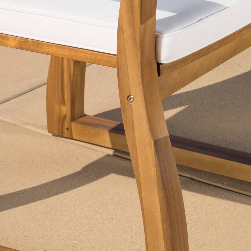 Della Outdoor 7-piece Wood Dining Set by Christopher Knight Home