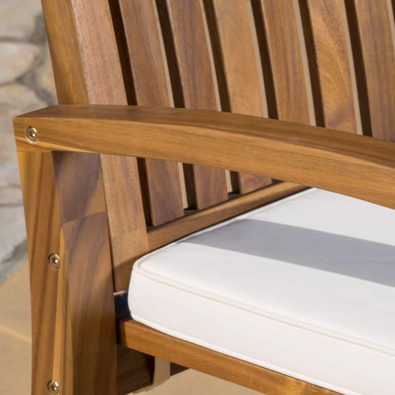 Della Outdoor 7-piece Wood Dining Set by Christopher Knight Home