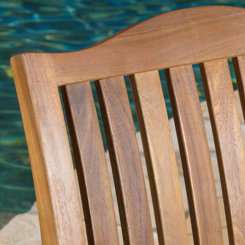 Della Outdoor 7-piece Wood Dining Set by Christopher Knight Home