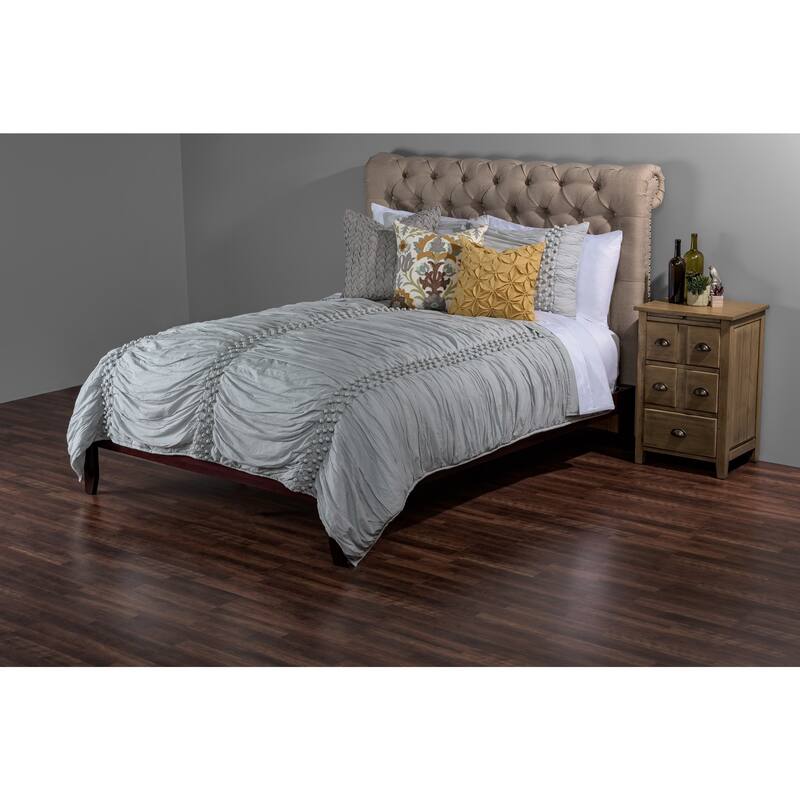 Chelsea Cane Light Blue Quilt by Rizzy Home