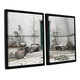 preview thumbnail 1 of 0, ArtWall 'Cynthia Decker's Winter Garden' 2-piece Floater Framed Canvas Set