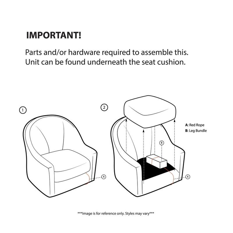 Madison Park Miri Navy/White Tight Back Club Chair