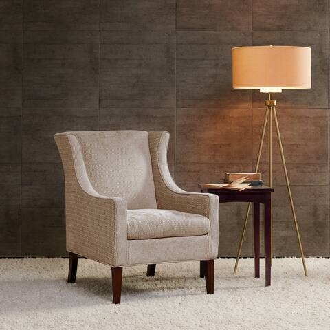Madison Park Preston Cream Wing Chair