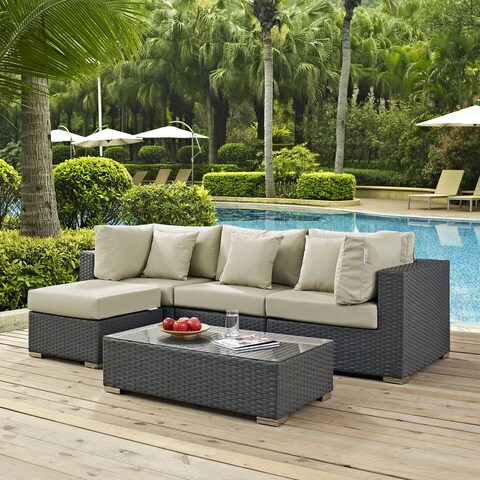 Stopover Outdoor Patio 5-piece Sectional Set