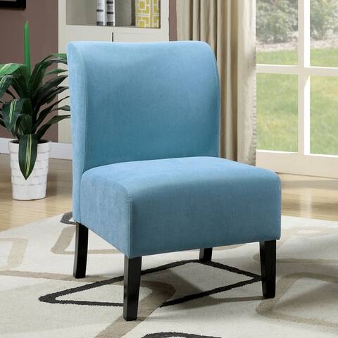 Furniture of America Ily Modern Fabric Upholstered Slipper Chair