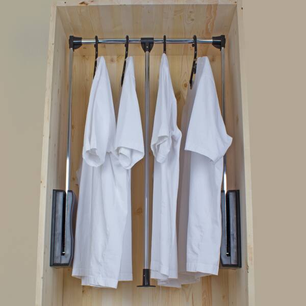 Shop Gliderite Hardware Pull Down Wardrobe Lift Closet Rod System