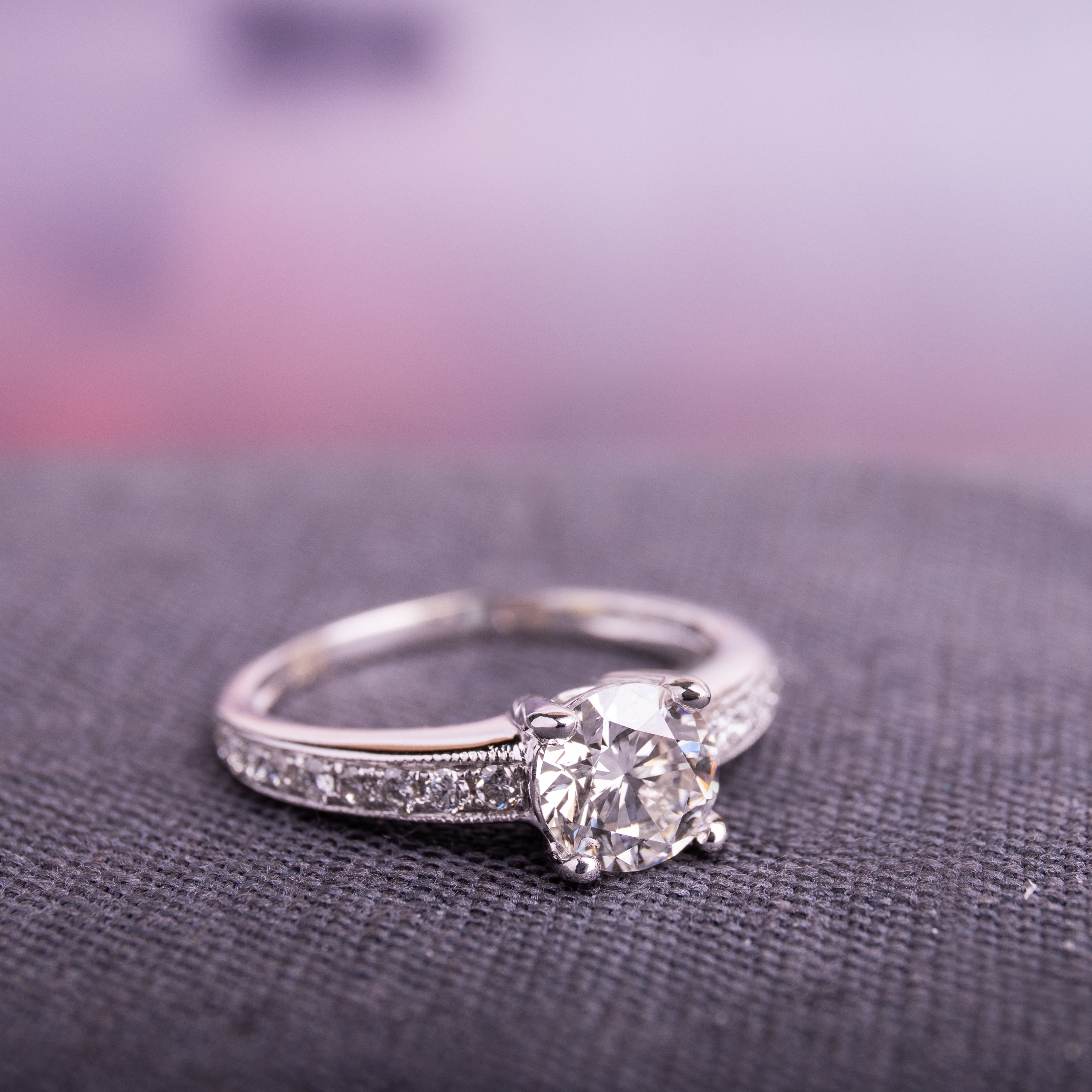 Miadora Signature Collection 18k White Gold 1 1/6ct TDW Diamond Engagement Ring (H, SI2, GIA)
