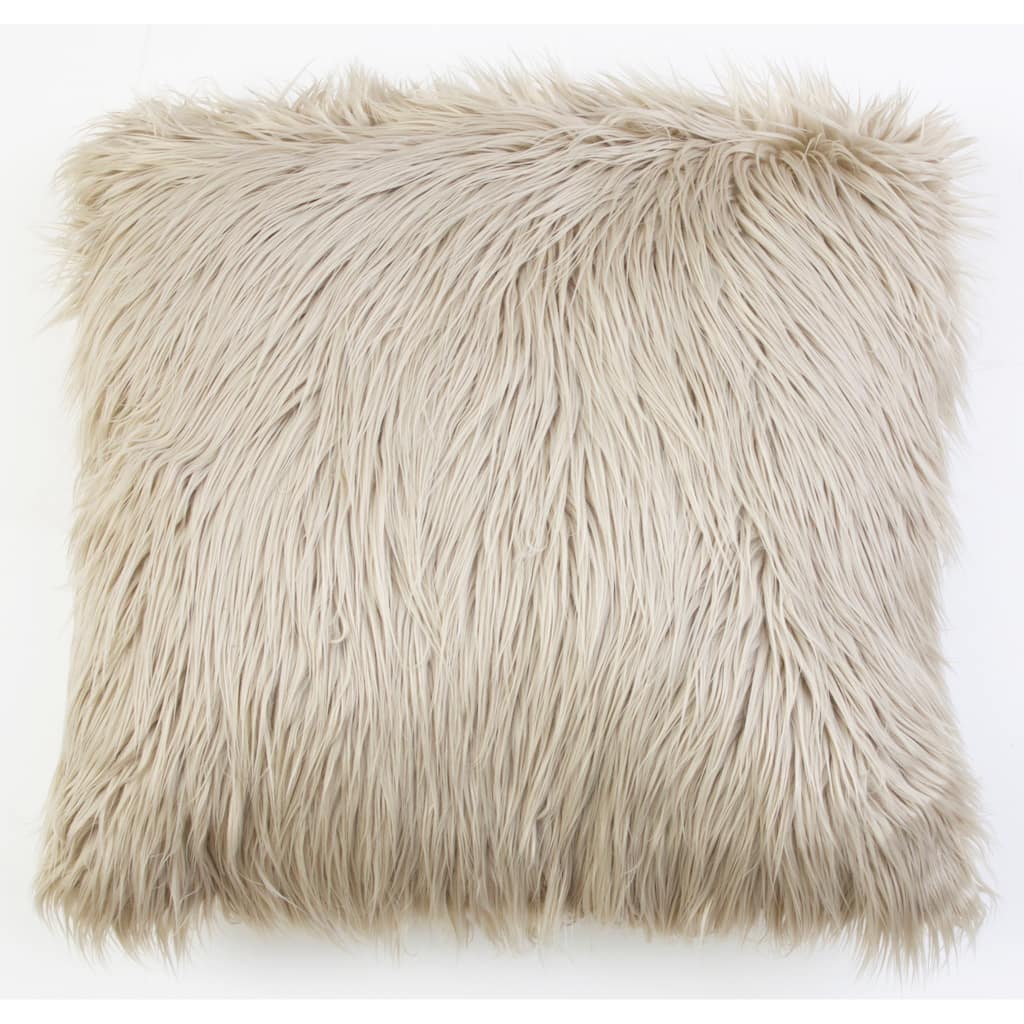 Thro by Marlo Lorenz Keller Faux Mongolian 26-inch Throw Pillow