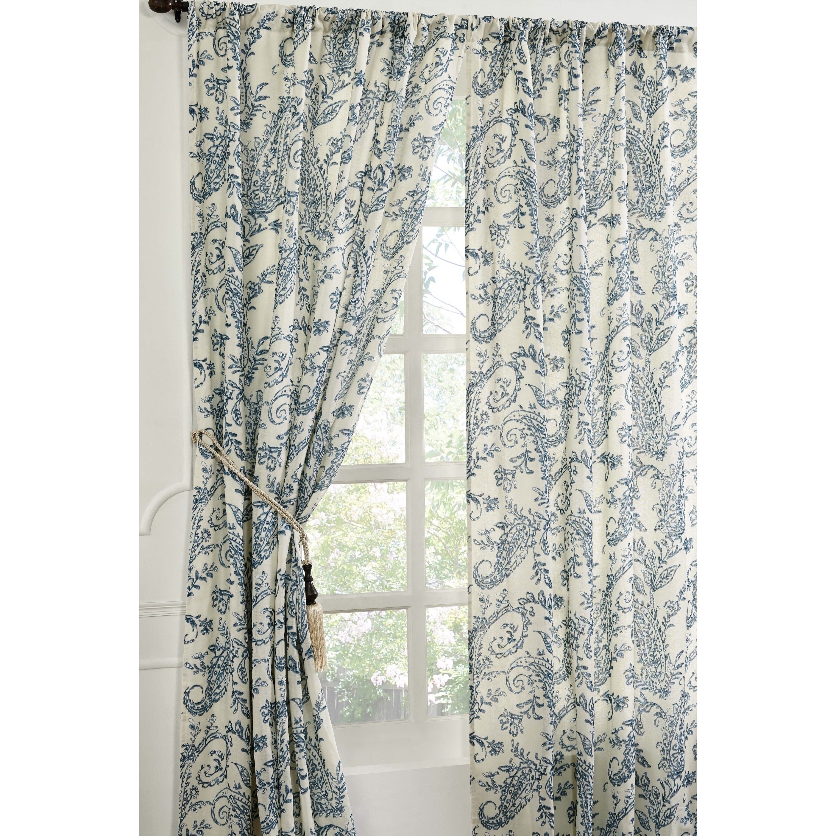 Shop Cottage Home Kiera Linen Cotton 48 X 96 Single Curtain