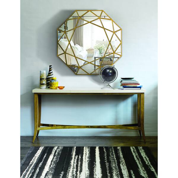 Carson Carrington Ulfsby Cats Cradle Framed Octagonal Mirror