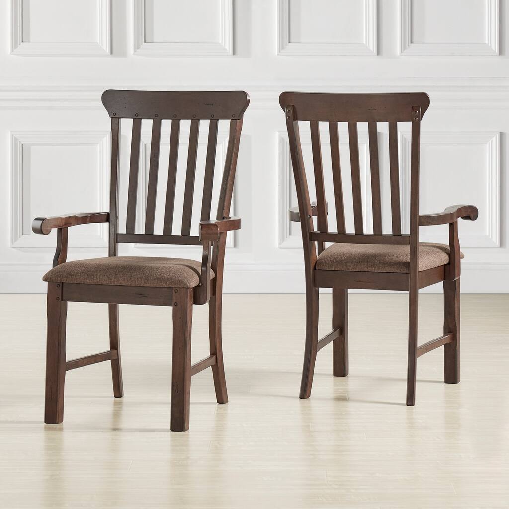 Norwood Rustic Dining Arm Chair (Set of 2)