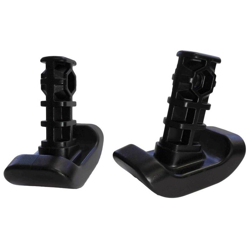 Stander Wonder Walker Replacement Ski Glides Set of 2 - Black