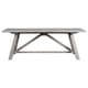 preview thumbnail 5 of 3, Aubrey Rustic Grey 86-inch Dining Table by Kosas Home