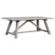 preview thumbnail 4 of 3, Aubrey Rustic Grey 86-inch Dining Table by Kosas Home