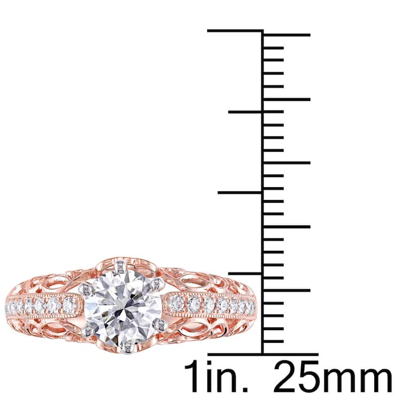 Miadora Signature Collection 14k Two-tone Gold 1 1/5ct TDW Certified Diamond Engagement Ring